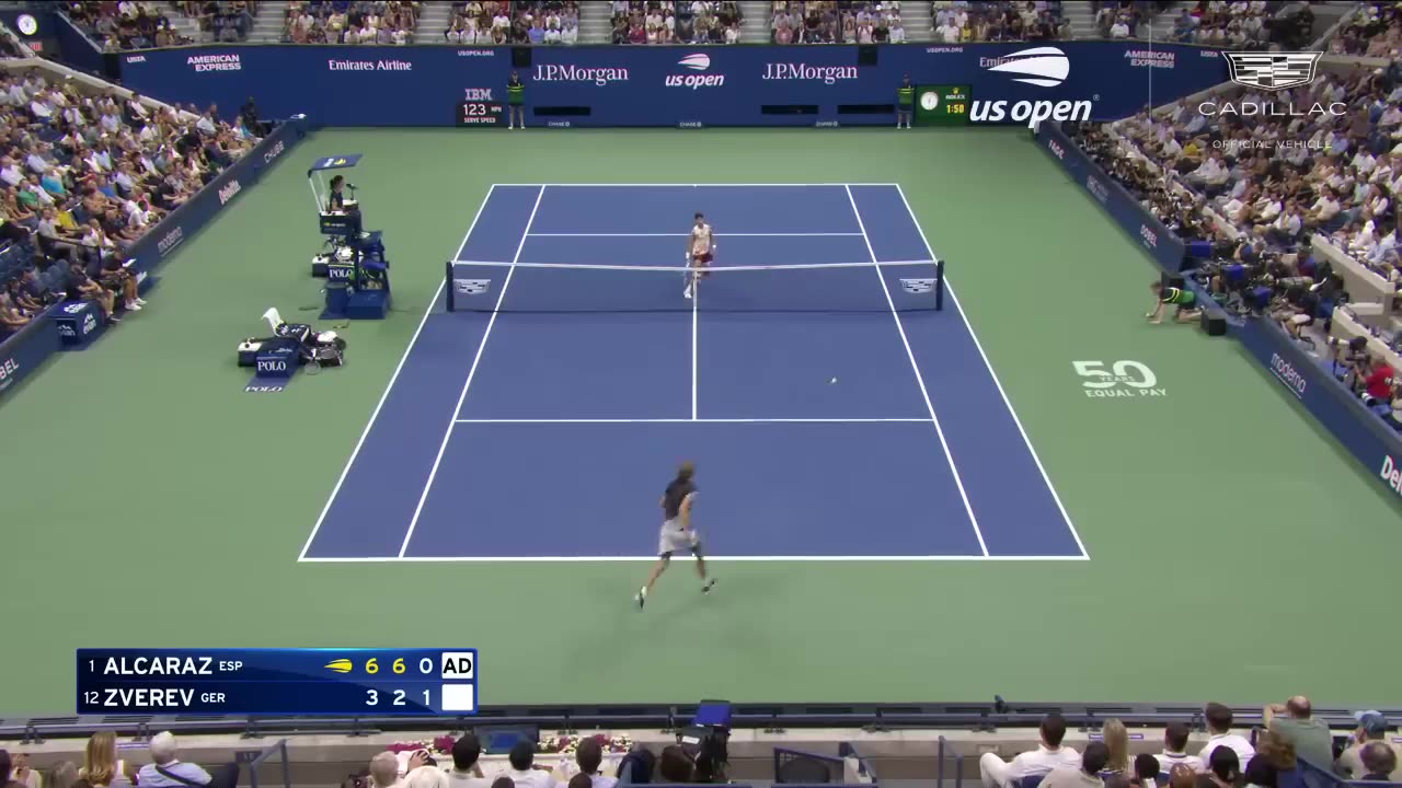 Carlos Alcaraz vs. Alexander Zverev Highlights _ 2023 US Open Quarterfina