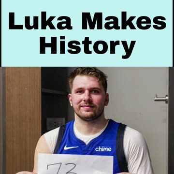 Luka Doncic Makes History