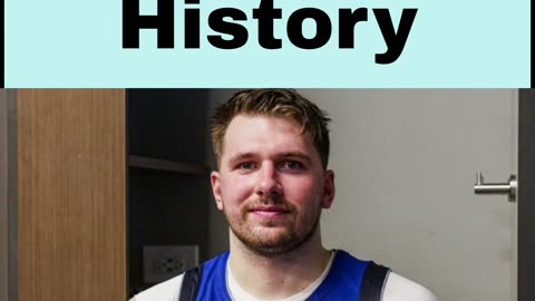 Luka Doncic Makes History