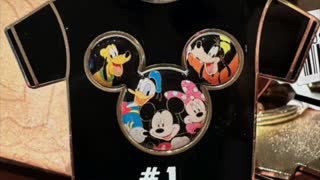 Disney Parks Series of Black T Shirt Keychains #shorts