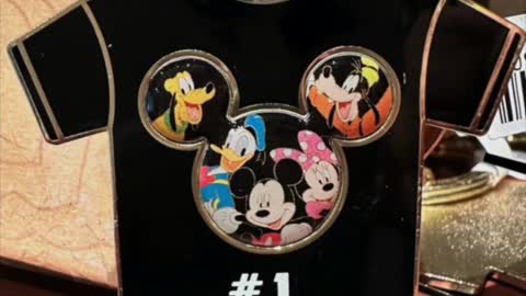 Disney Parks Series of Black T Shirt Keychains #shorts