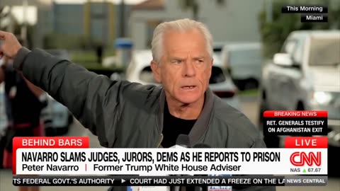 Patriot Peter Navarro is sent to prison for Contempt of Congress