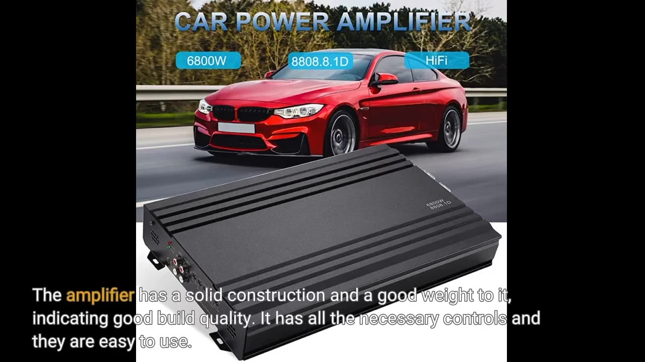 Car Audio #Amplifier ZE1000.1 2000W Monoblock Class D-Overview