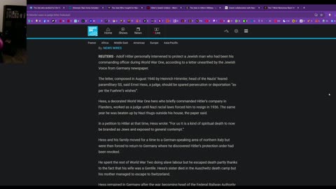 Hitler protected his Jewish friend Hess