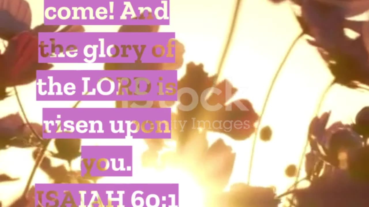 God"s Promises ISAIAH 60:1