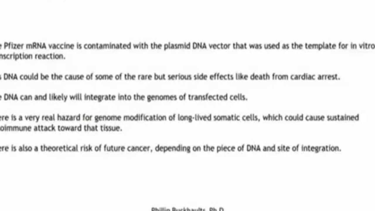 A Professor And Researcher At UNC discovered that The Pfizer Vaccines Have DNA In Them