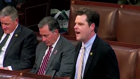 Rep Matt Gaetz Officially Nominates President Donald Trump For Speaker of the House