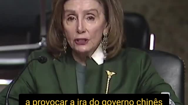 Nancy Pelosi - Aviso de Perigo a Atletas Olímpicos Americanos