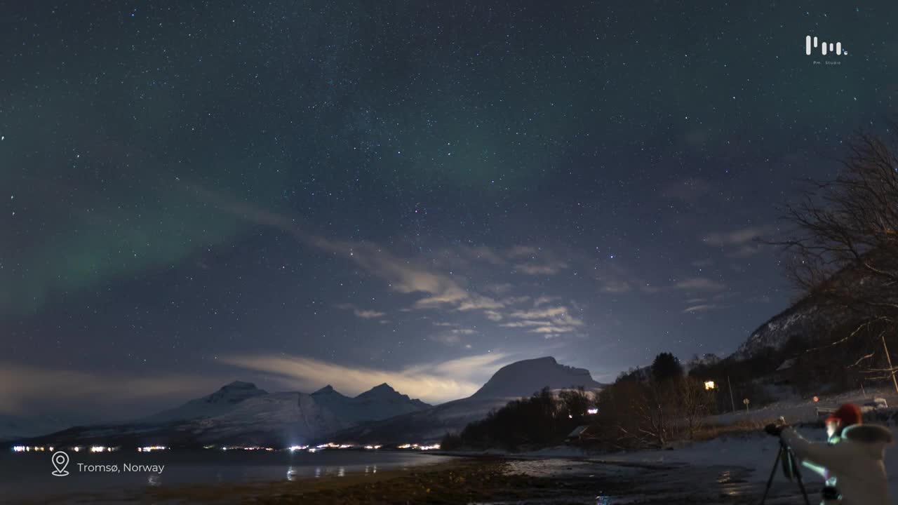 Aurora Borealis in Tromsø, Norway