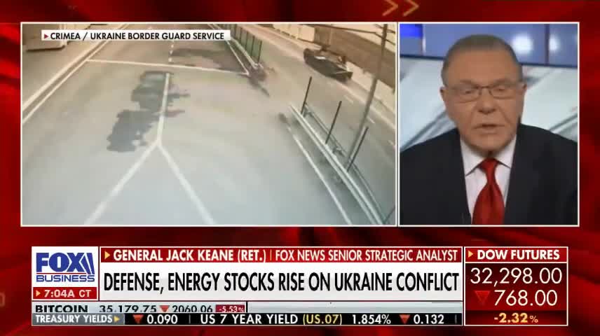 Gen. Keane on Russia invading Ukraine: No amount of 'tough' sanctions will stop Putin