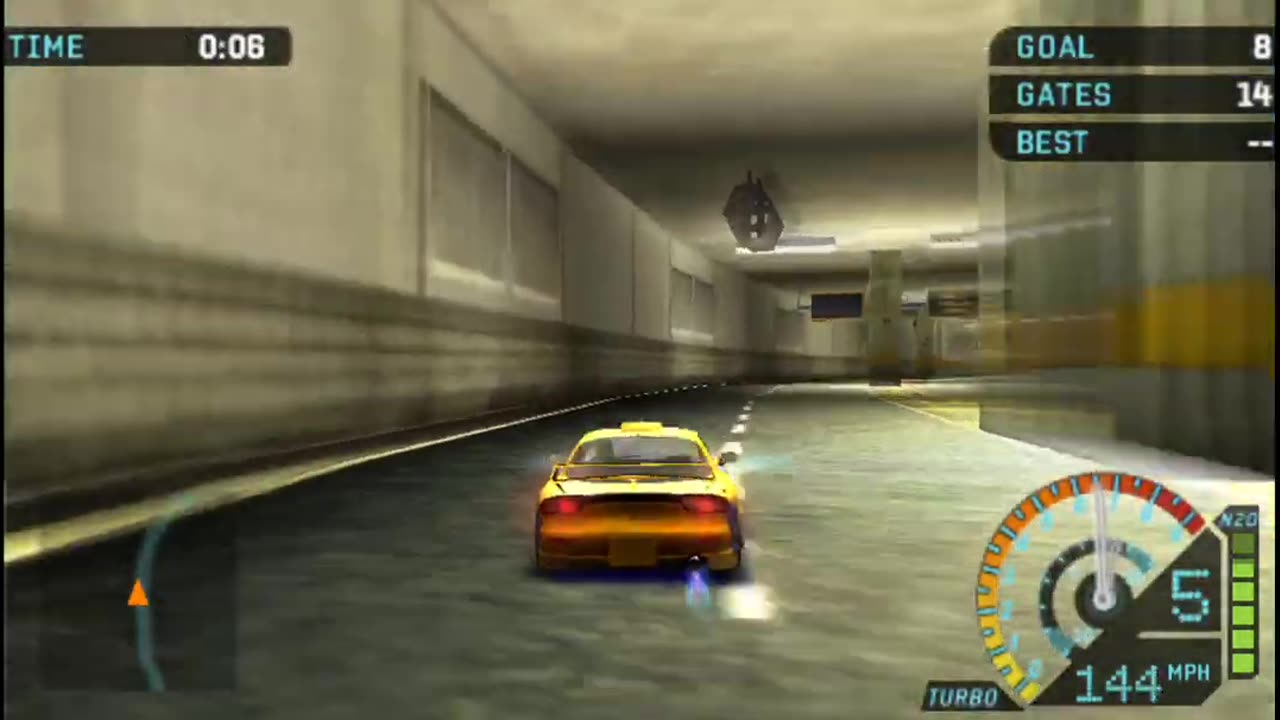 NFS Underground Rivals - Nitrous Run Event 6 Bronze Difficulty(PPSSP HD)