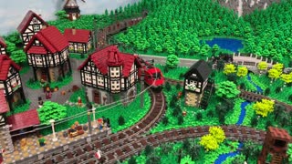 Overhead lines added to train tracks - LEGO City Update