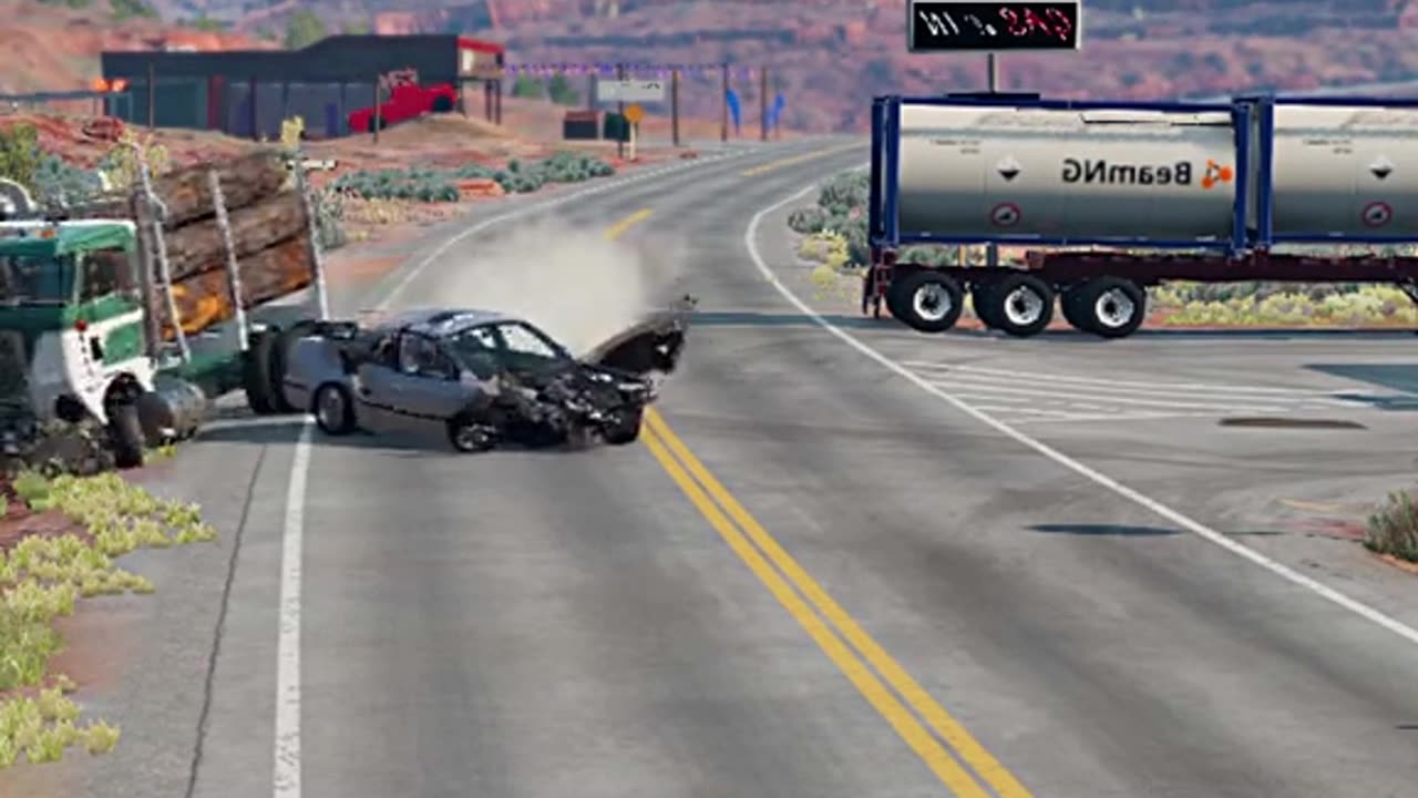 3D Car crashes 😱