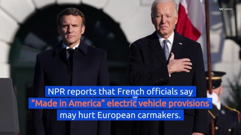 Biden and Macron Hold Joint Press Conference at White House