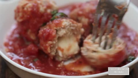 Chicken Parm Meatballs