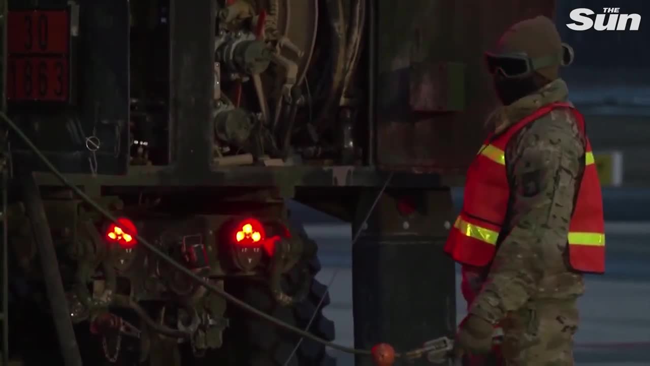 Live attack star U.S Apache helicopters land in latvia to reinforce NATO's Baltic Defence as russia