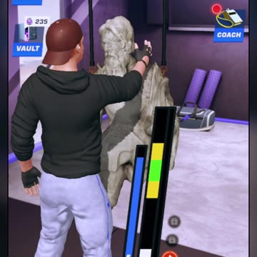 POWER SLAP - GG23 Treinando SLAP no busto de marmore - 211123 - 02