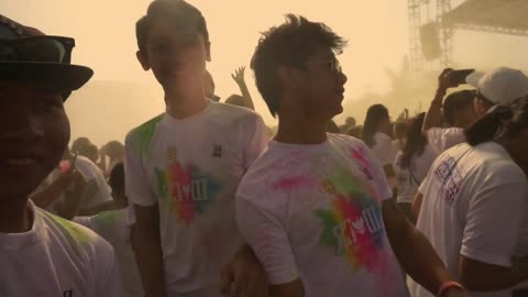 Indonesian color run