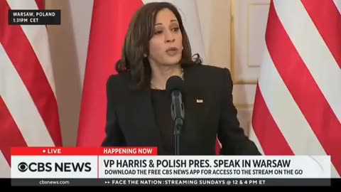 VP Harris Debuts New Word Salad.