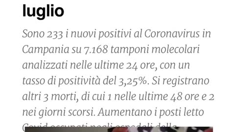 Stefano Montanari: Come mai 233 positivi sui giornali in tutto il mondo?