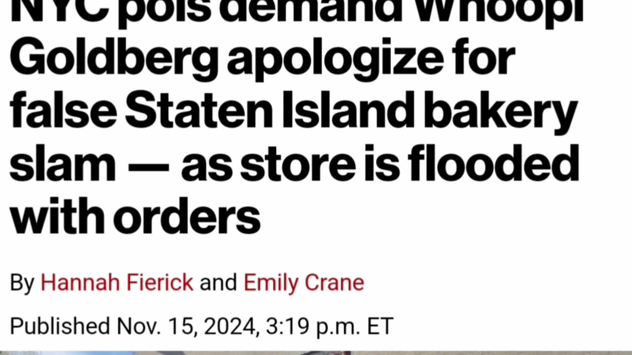 Whoopi Goldberg vs. Historic NYC Bakery: The Birthday Drama Explained #VandorTheSource