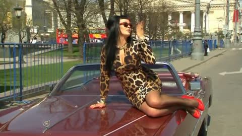 Retro Cars Hit The Road In Central Moscow Rally