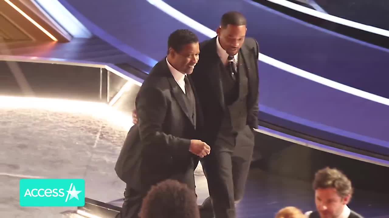 Denzel Washington, Bradley Cooper Comfort Will Smith After Oscars Slap