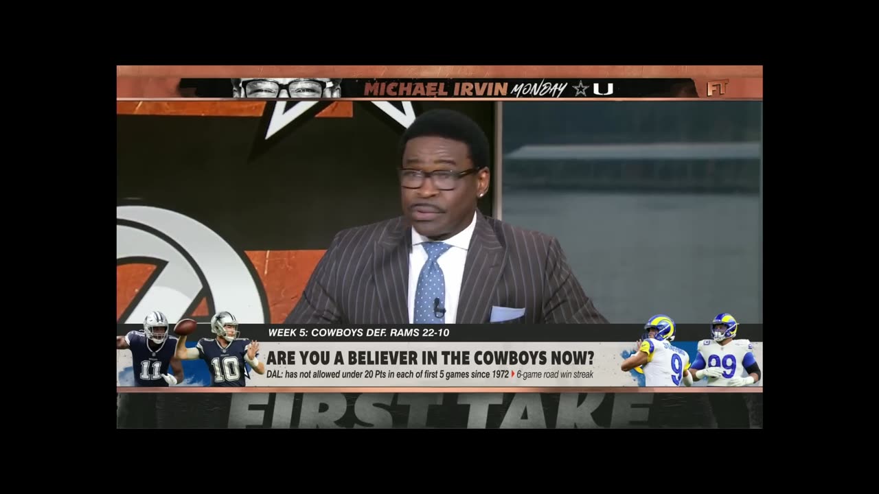 michael irvin on first take