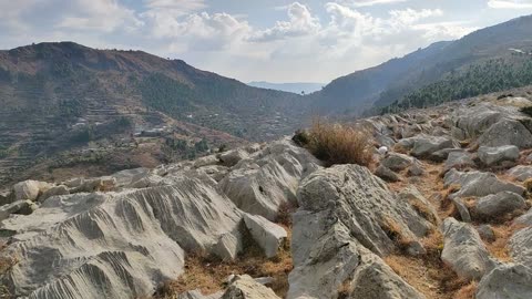 Walk Through Stone Covered Sarban Top