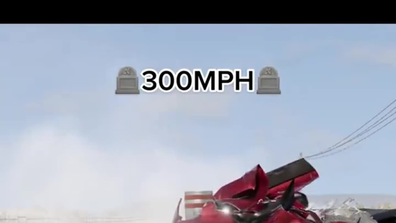 300 Mph Car Vs Pole... 😱