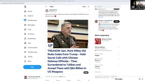 MILLEY IS GUILTY OF TREASON, NEGLIGENCE & INSUBORDINATION-GITMO AWAITS!