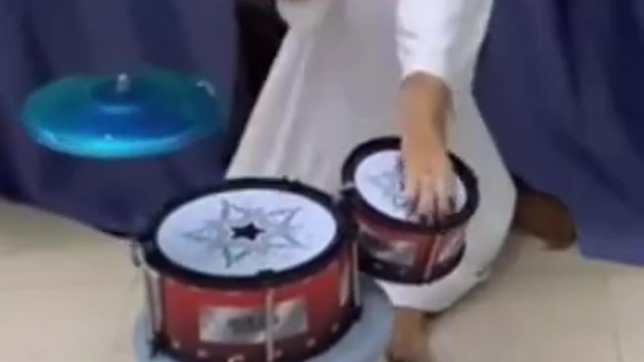 Adorable Talented Dog Playing The Drum Grooving To Music 🐕🐶