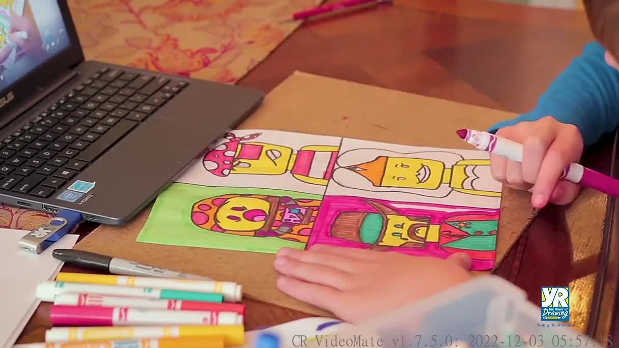 De-Stress Your Kids - Drawing with Young Rembrandts