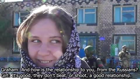 Russian Soldiers Getting Along With Ukrainians And Providing Humanitarian Aid