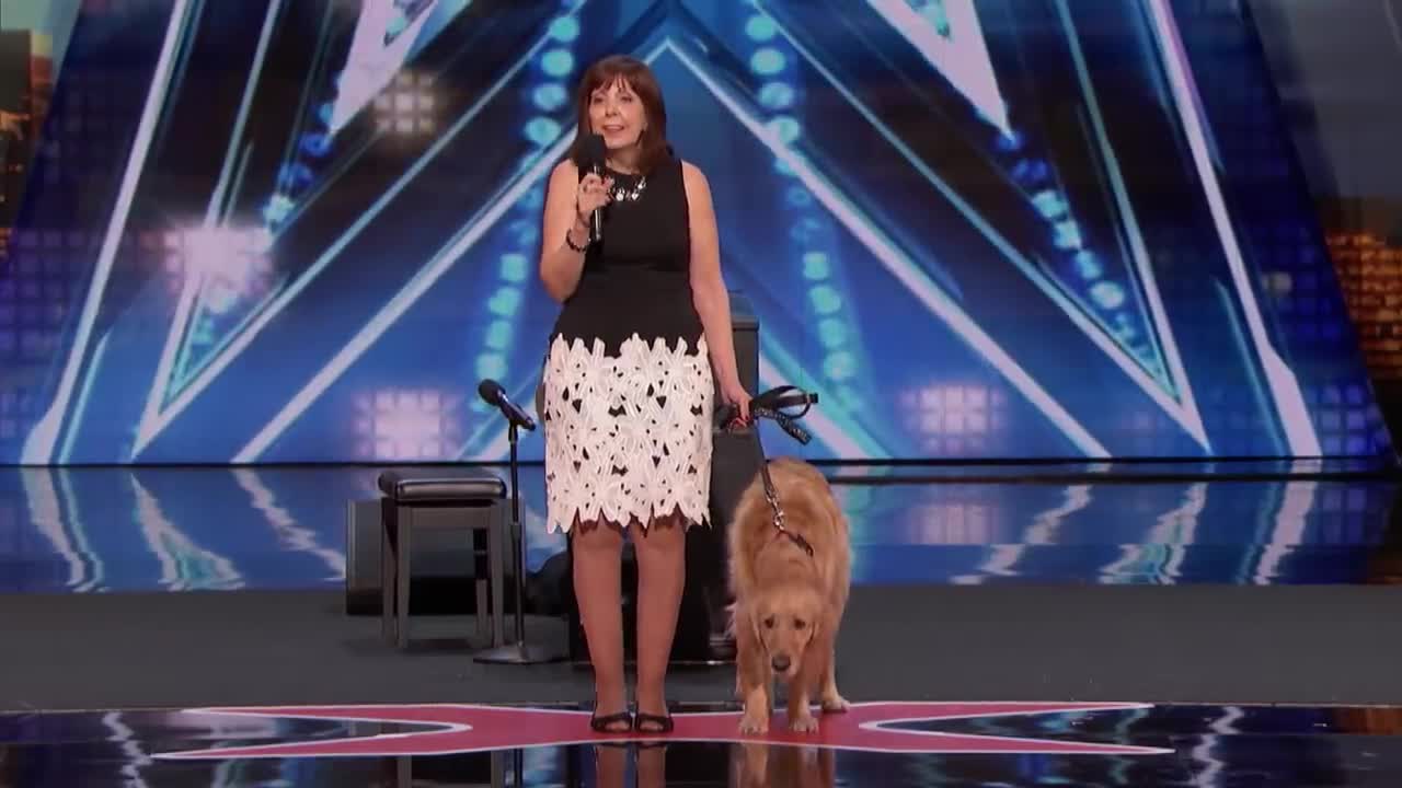 Oscar & Pam_ Singing Dog Wins America's Heart - America's Got Talent 2018