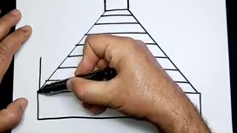 How to Draw 3D Steps in a Hole -