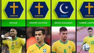 Religion of Brazil Football Players 🇧🇷 Muslim Christian Buddhism ☪️✝️🕉️