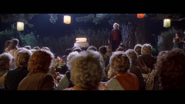 Lord of the Rings The Fellowship of the Ring (2001) - Bilbo Disappears Scene Movieclips