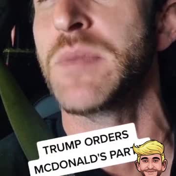 Captain Deplorable at the McDonald's Drive Through