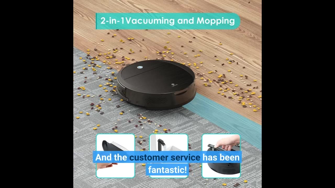 Lefant Robot #Vacuumcleaner with 2200Pa Featured Carpet Boost-Overview