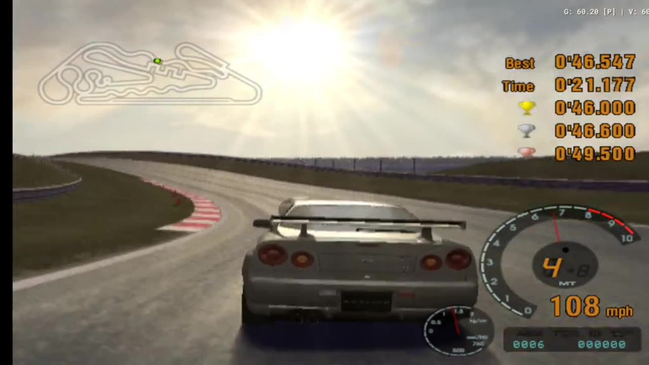 Gran Turismo 3 - License Test IA-7 2nd Try(AetherSX2 HD)