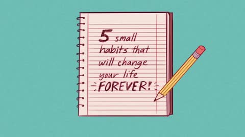 5 Small Habits That Will Change Your Life Forever