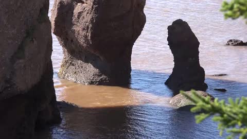 Canada Rocks With Tide Dropping