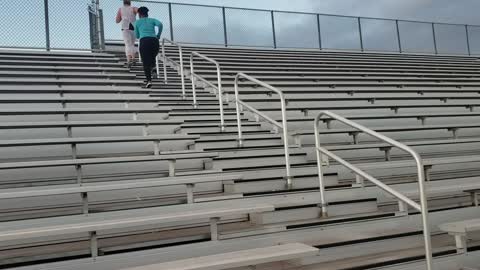 Running bleachers