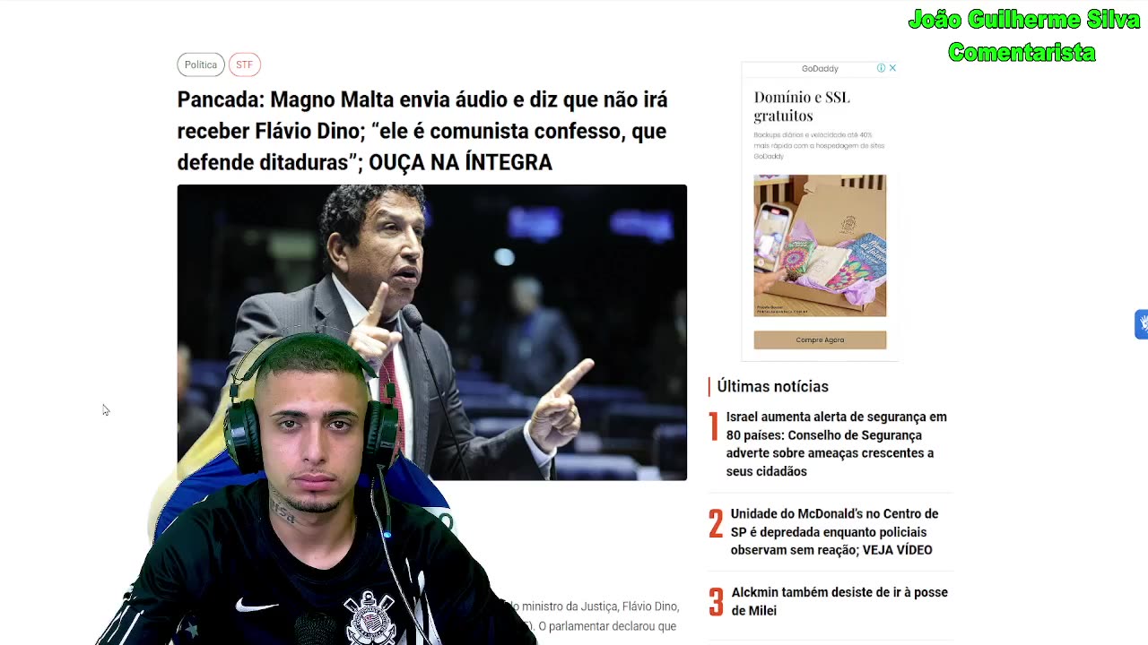 URGENTE!! FLÁVIO DINO REPROVADO!! AUDIO ACABA DE VAZAR!! GRANDE NOTÍCIA...