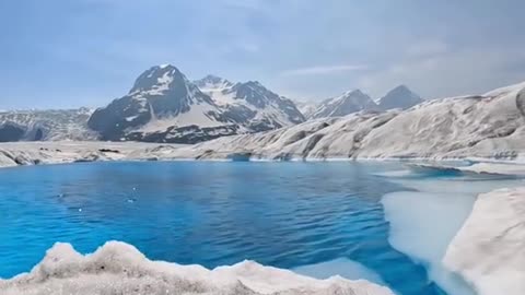 Underneath glaciers in Alaska