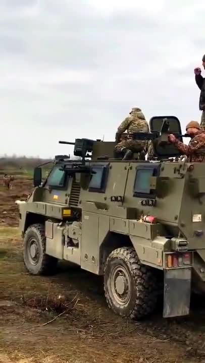 Uparmed Bushmaster Protected Mobility Vehicles recent delivered from Australia are in operation