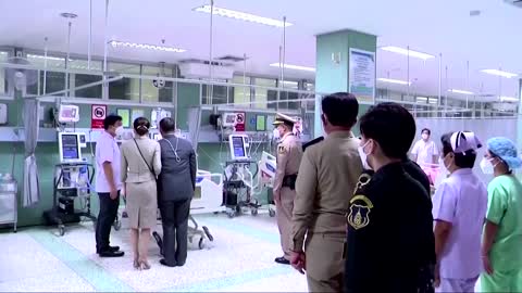 Thai King pledges help to relatives of massacre