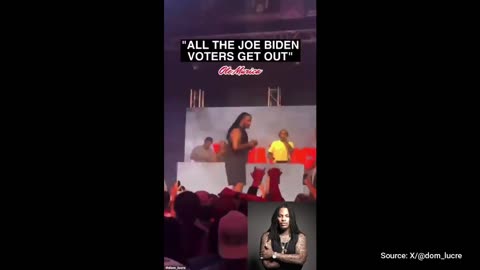 WATCH: Rapper Waka Flocka Kicks Out Joe Biden Voters During Concert