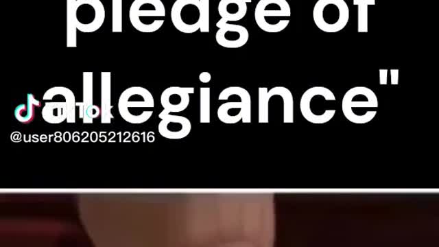 they forgor to do the pledge of aligence